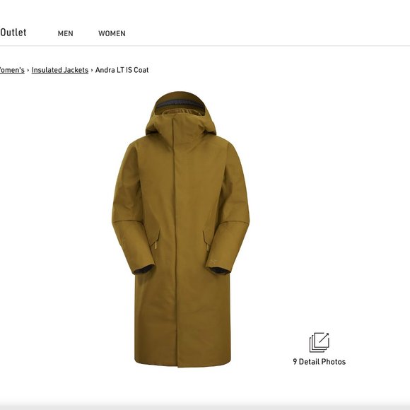 Arc'teryx Andra LT IS Rain Coat - Women's XS - Picture 1 of 8